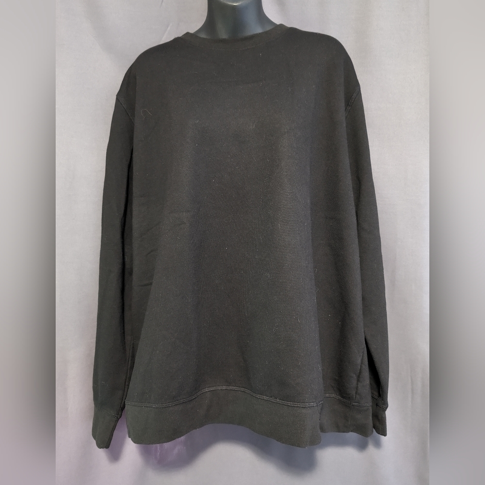 Black Crewneck Sweater, XL